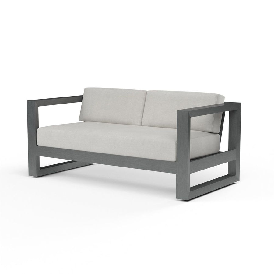Outdoor Sofas and Sectionals Redondo Loveseat in Cast Silver, No Welt