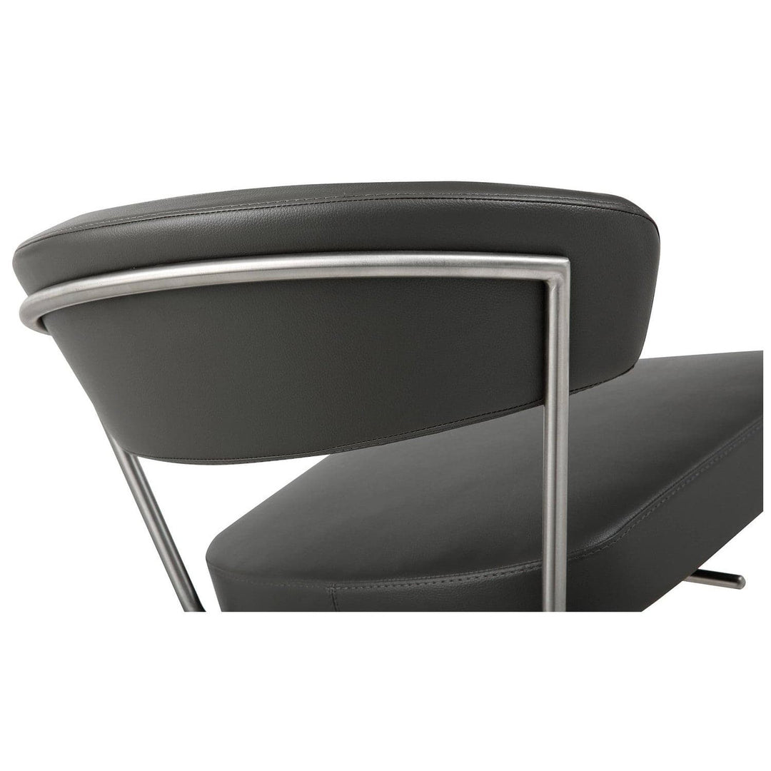 Maureen Barstool-Whiteline Modern Living-WHITELINE-BS1623P-DGRY-1-Bar StoolsDark Grey-4-France and Son