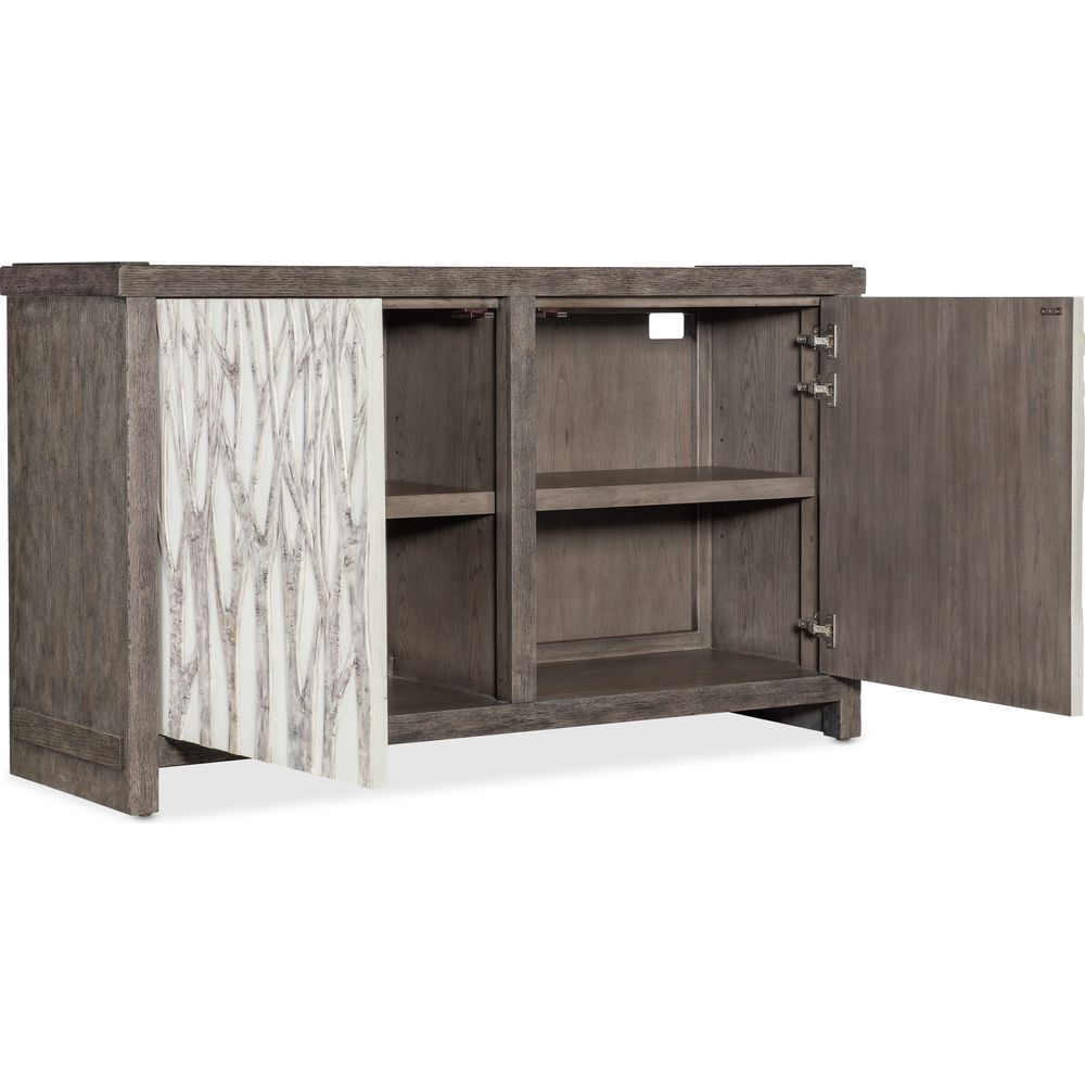 Sideboards & Credenzas Commerce & Market Aspen Grove Door Chest - Dark Wood