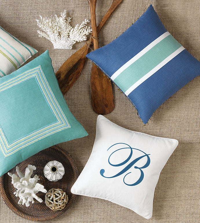 Breeze White With Monogram