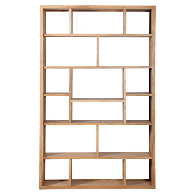 Wes Bookcase-Dovetail-DOVE-BB207-Bookcases & CabinetsNatural Finish-2-France and Son