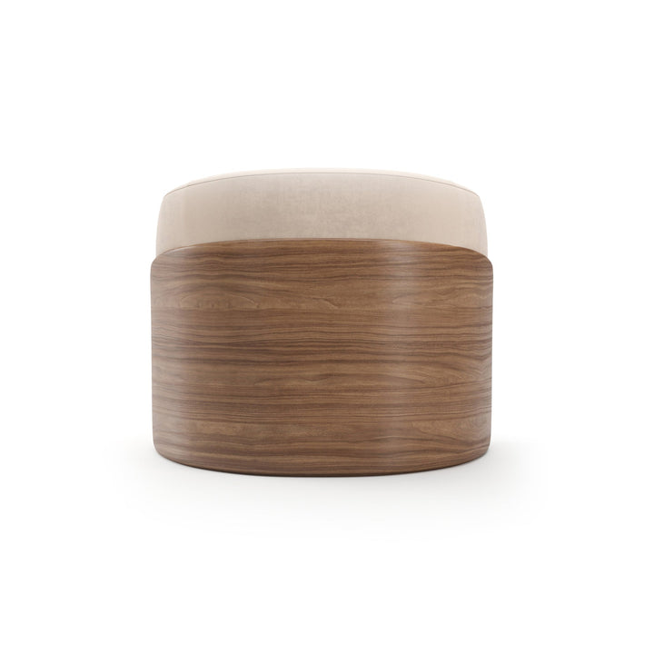 Fleur Wood Back Lounge Chair - image 5