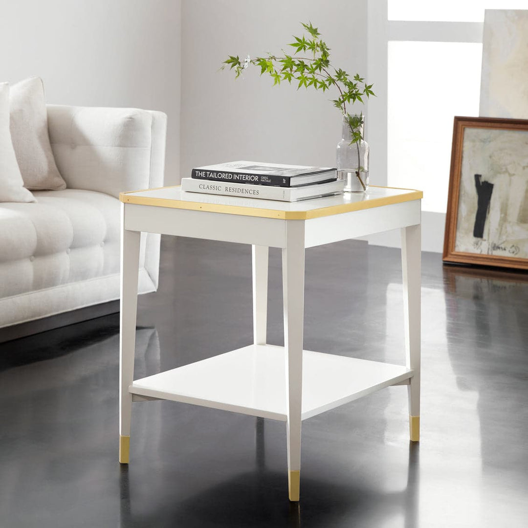 Wilson End Table-White