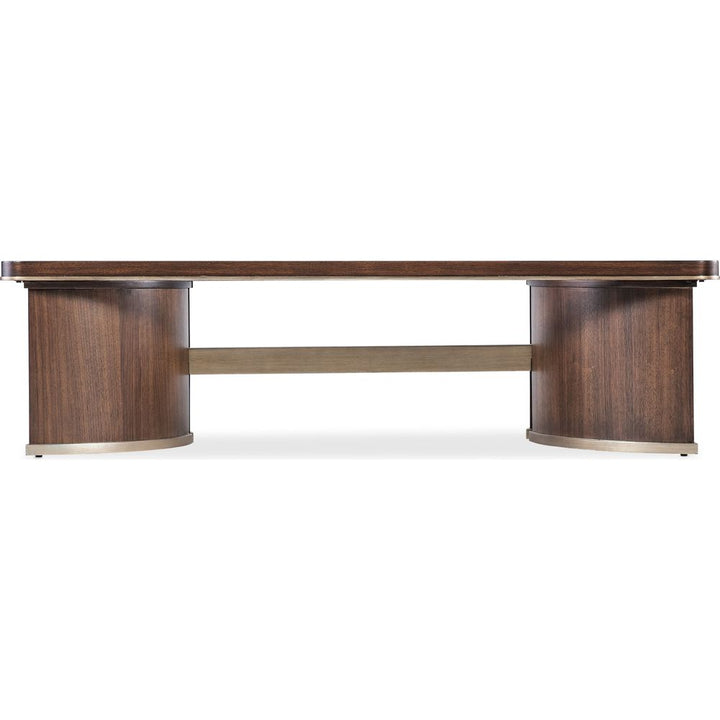 Coffee Tables Vibrance Contours Cocktail Table - Dark Wood