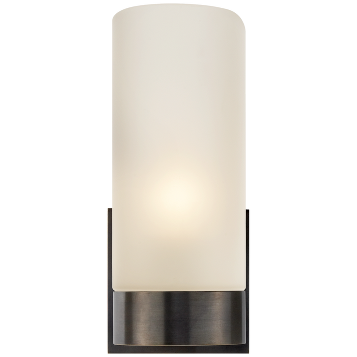 Urbany Sconce-Visual Comfort-VISUAL-BBL 2090BZ-FG-Wall LightingFrosted Glass-1-France and Son