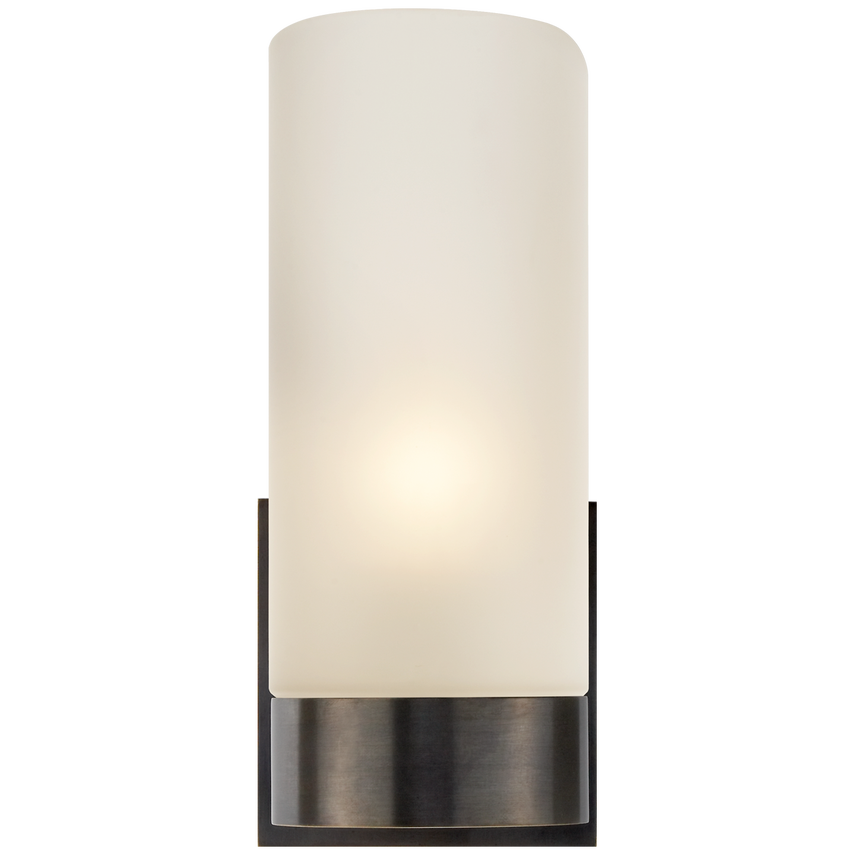 Urbany Sconce-Visual Comfort-VISUAL-BBL 2090BZ-FG-Wall LightingFrosted Glass-1-France and Son