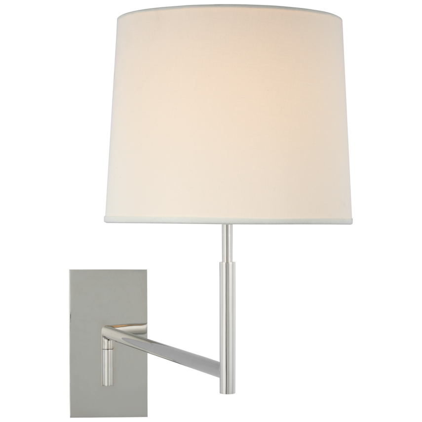 Clarks Medium Articulating Sconce-Visual Comfort-VISUAL-BBL 2175PN-L-Wall LightingPolished Nickell-2-France and Son