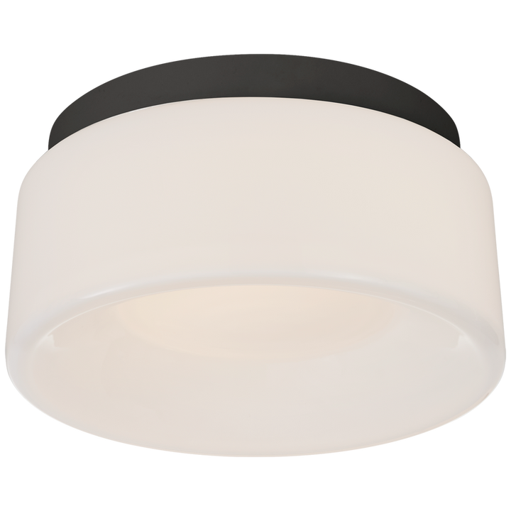 Holly 5.5" Solitaire Flush Mount-Visual Comfort-VISUAL-BBL 4092BLK-WG-Flush MountsMatte Black-1-France and Son