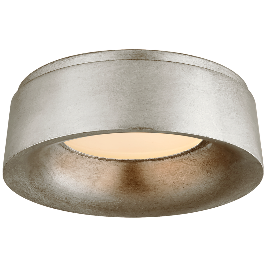Holly Small Flush Mount-Visual Comfort-VISUAL-BBL 4094BSL-Flush MountsBurnished Silver Leaf-2-France and Son
