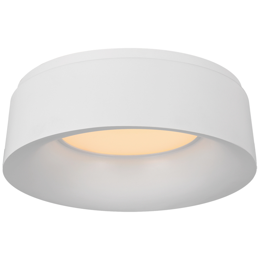 Holly Small Flush Mount-Visual Comfort-VISUAL-BBL 4094WHT-Flush MountsMatte White-4-France and Son