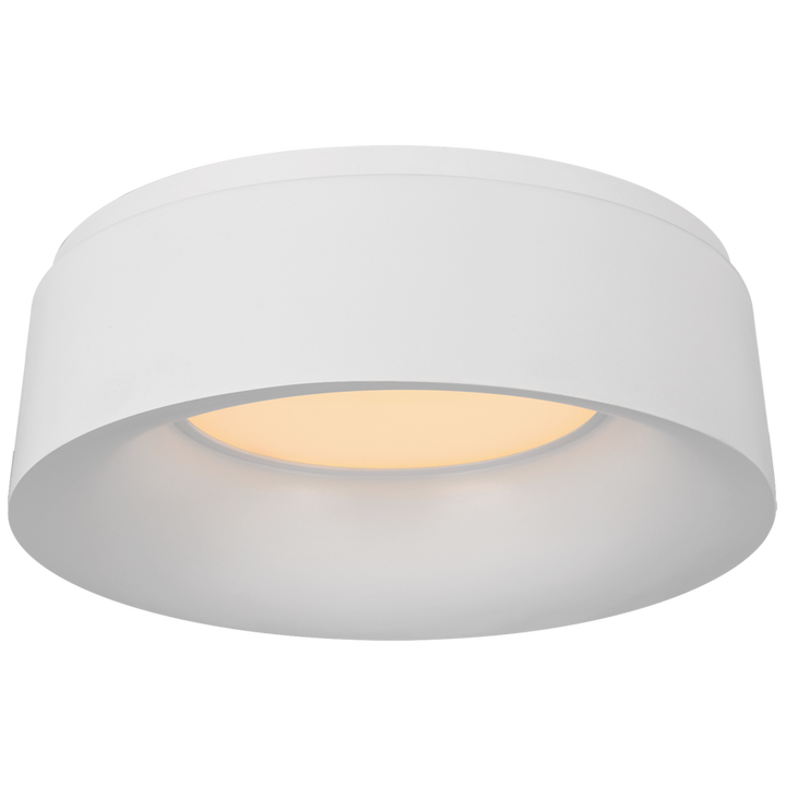 Holly Small Flush Mount-Visual Comfort-VISUAL-BBL 4094WHT-Flush MountsMatte White-4-France and Son