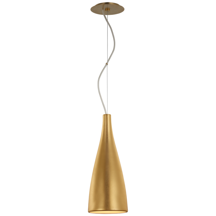 Nila Tall Pendant-Visual Comfort-VISUAL-BBL 5136G-PendantsGild-2-France and Son