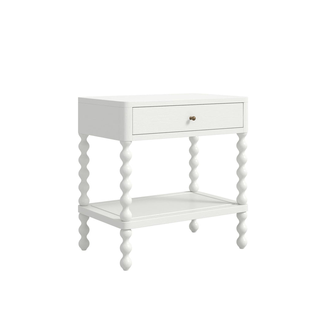 Haven Open Nightstand — Warm White