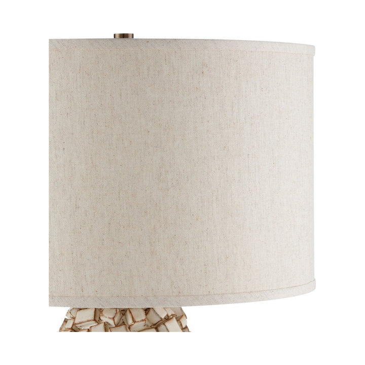 Sugar Cube Ivory Table Lamp