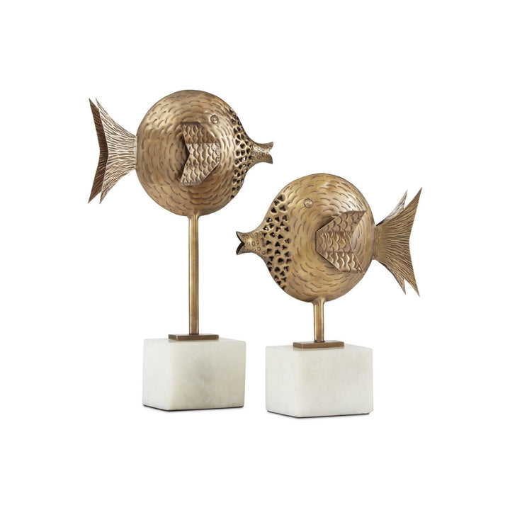 Cici Brass Fish Set of 2