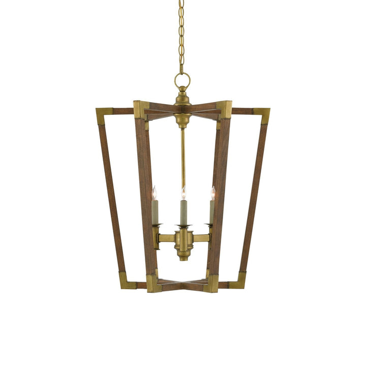 Bastian Medium Chestnut Lantern