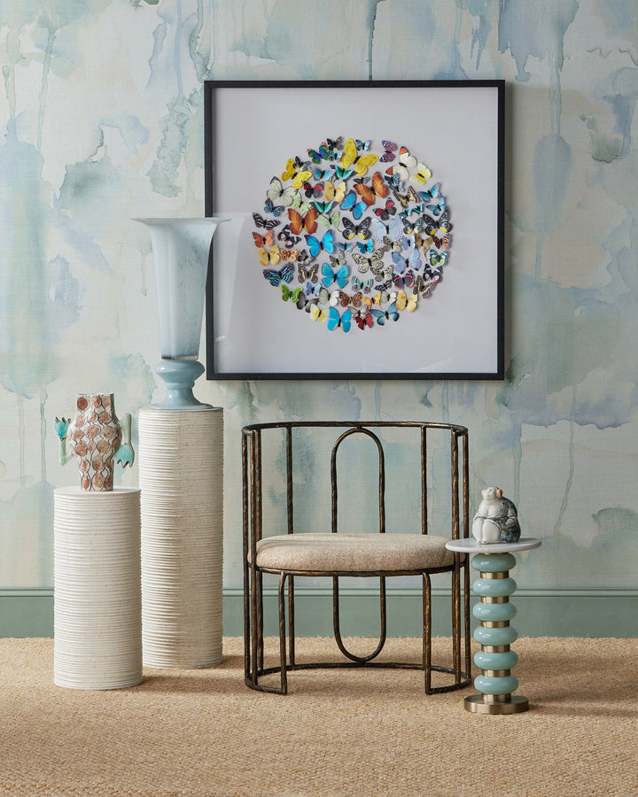 Side Tables Lambent Turquoise Drinks Table