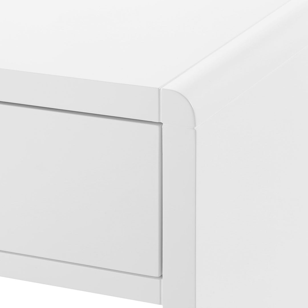 Benjamin Linen 1-Drawer Side Table