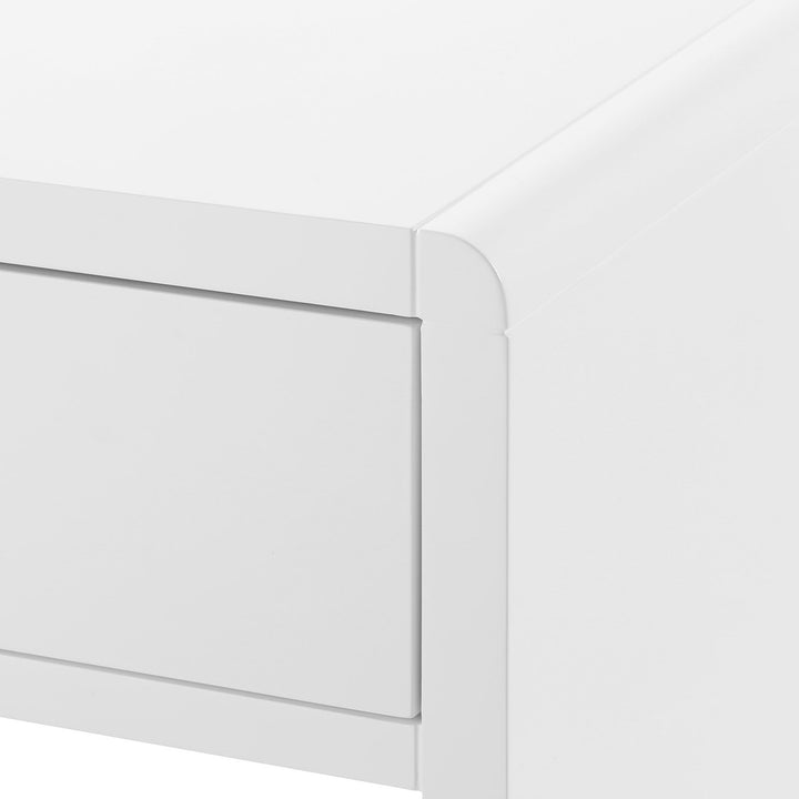 Benjamin Linen 1-Drawer Side Table