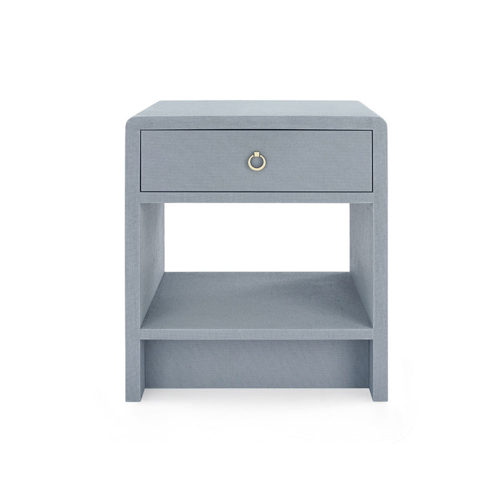 Benjamin Linen 1-Drawer Side Table