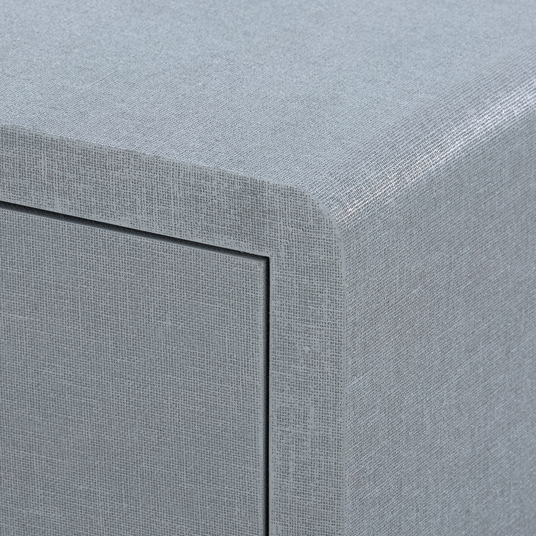 Benjamin Linen 1-Drawer Side Table