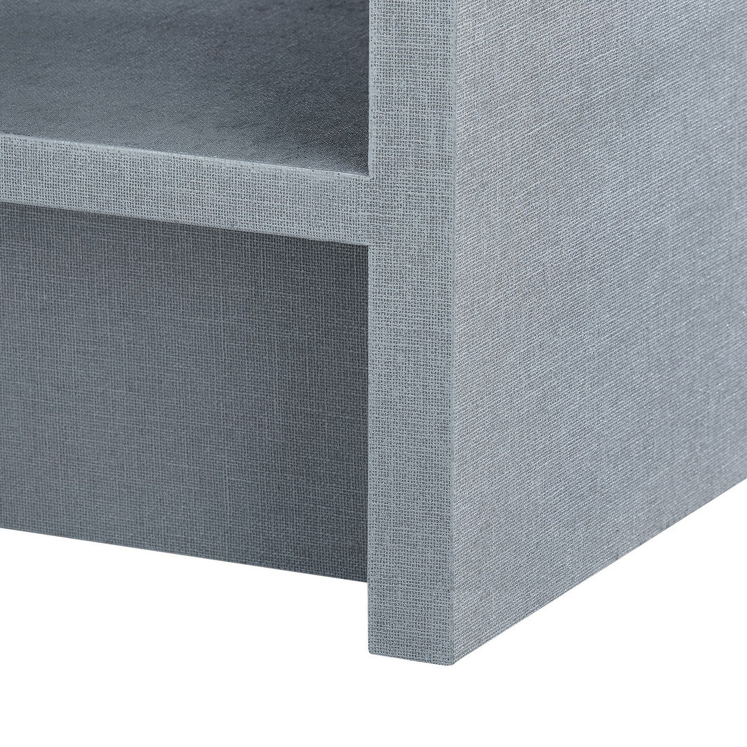 Benjamin Linen 1-Drawer Side Table