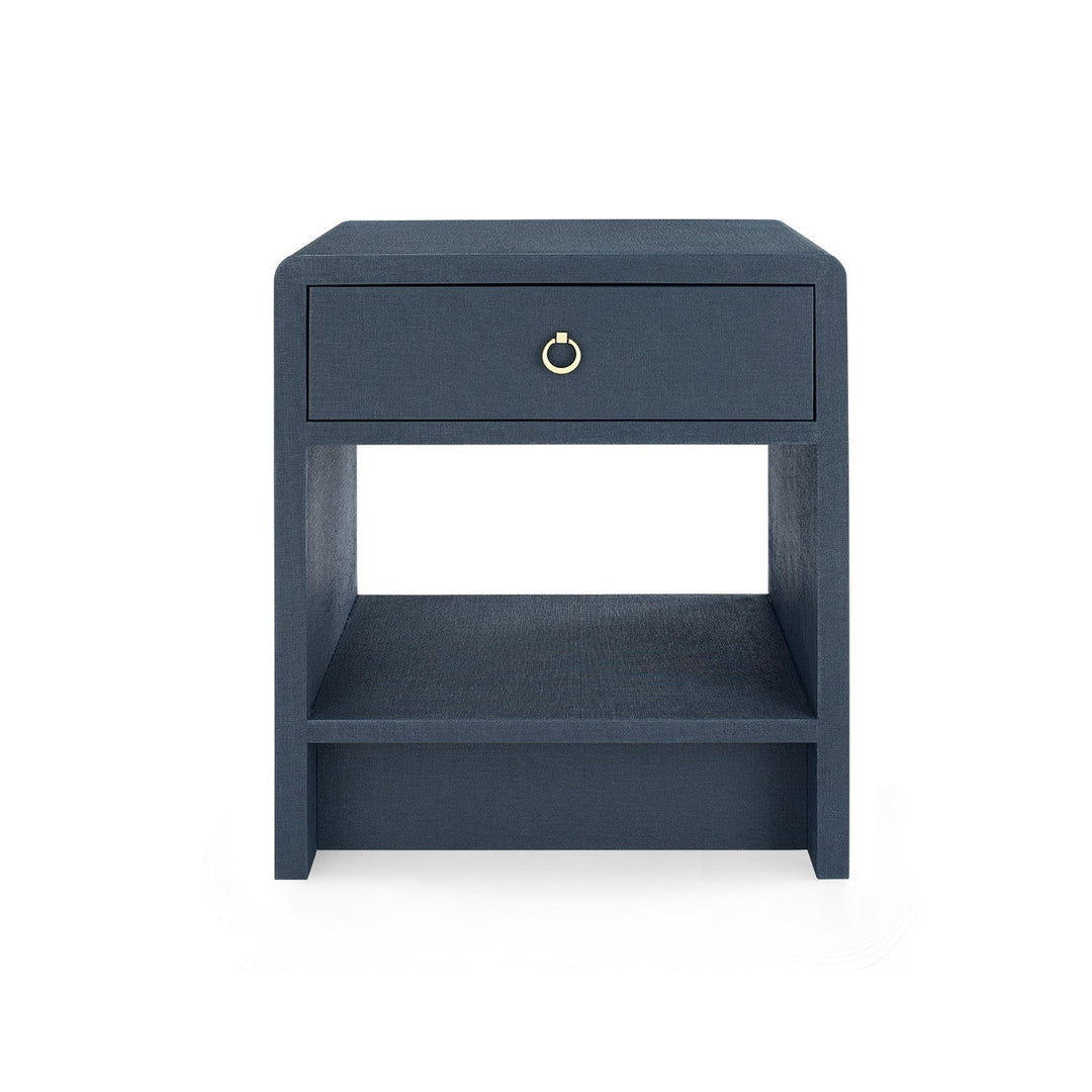 Benjamin Linen 1-Drawer Side Table