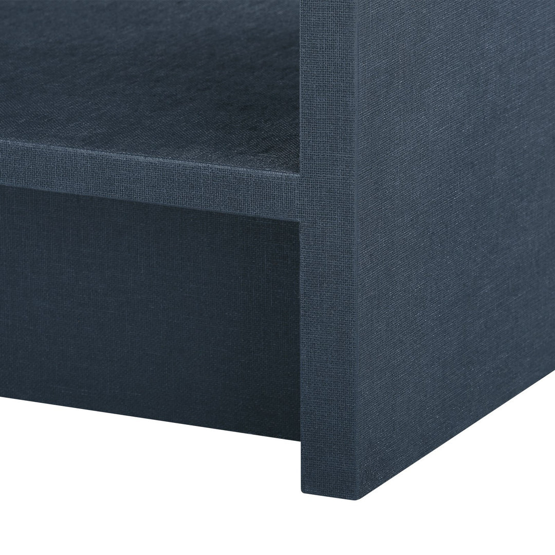 Benjamin Linen 1-Drawer Side Table