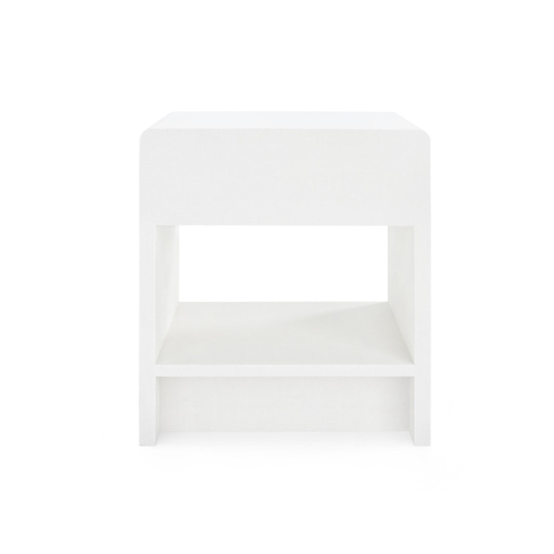 Benjamin Linen 1-Drawer Side Table