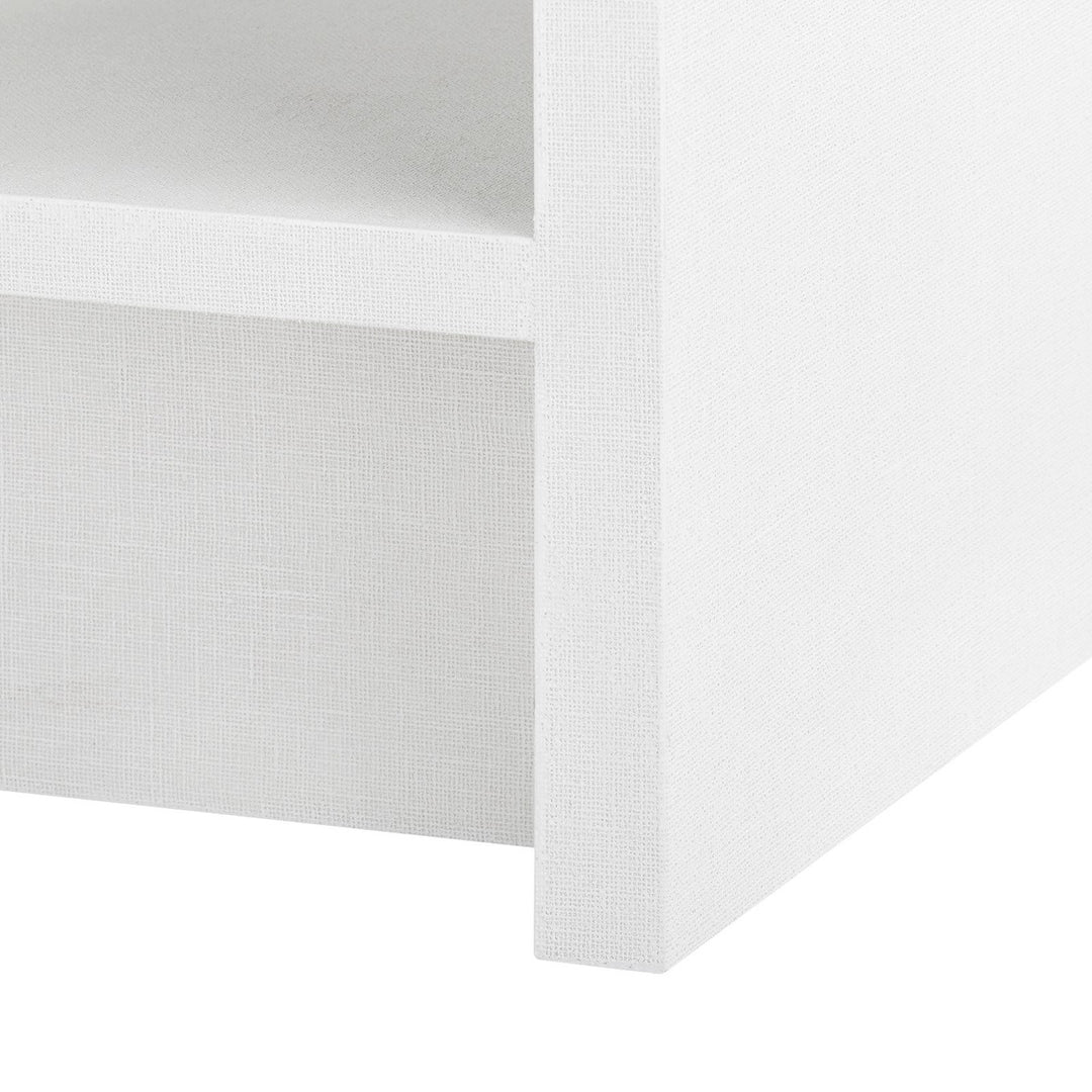 Benjamin Linen 1-Drawer Side Table