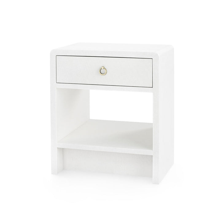 Benjamin Linen 1-Drawer Side Table
