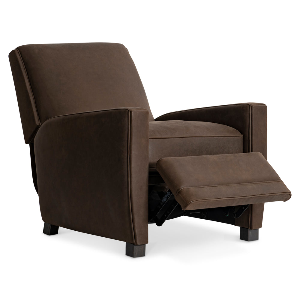 Bastille Leather Recliner, Brown