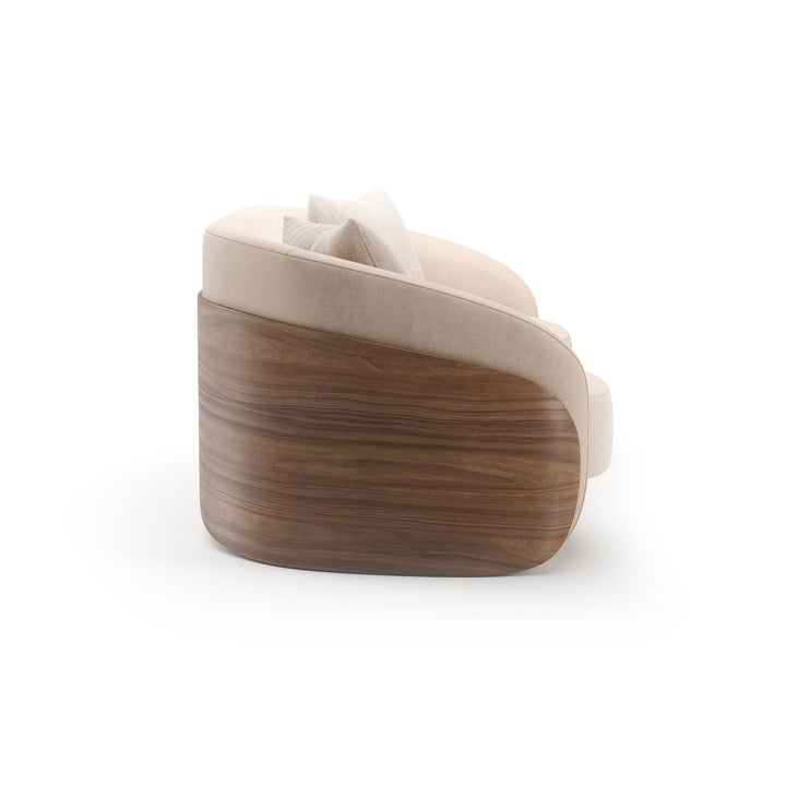 Fleur Wood Back Sofa - image 4