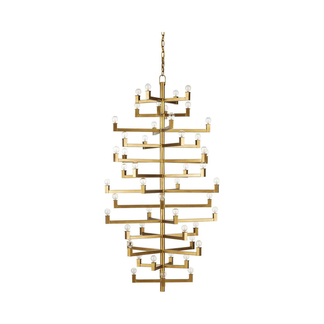 Andre Grande Brass Chandelier