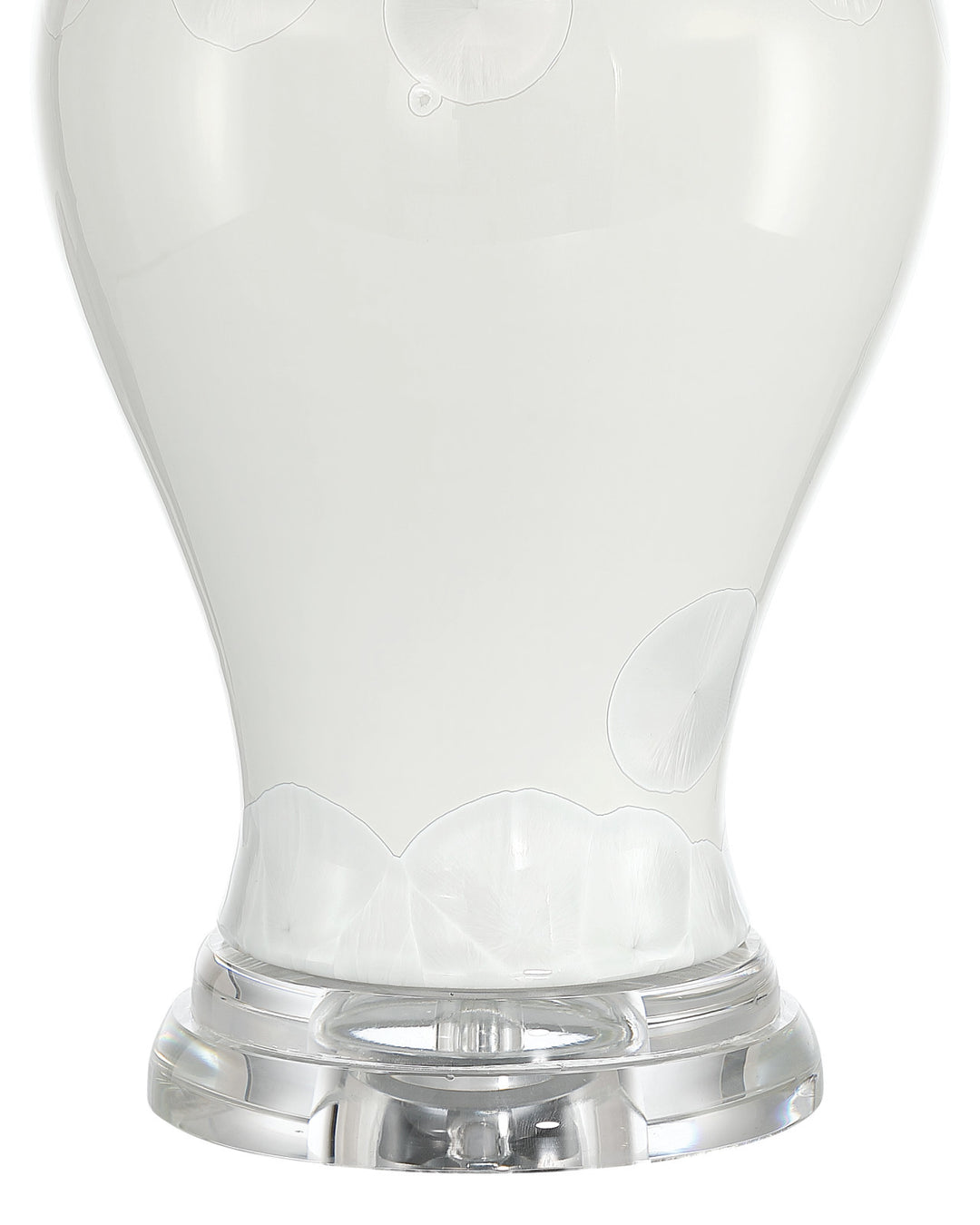 Crystalline White Table Lamp