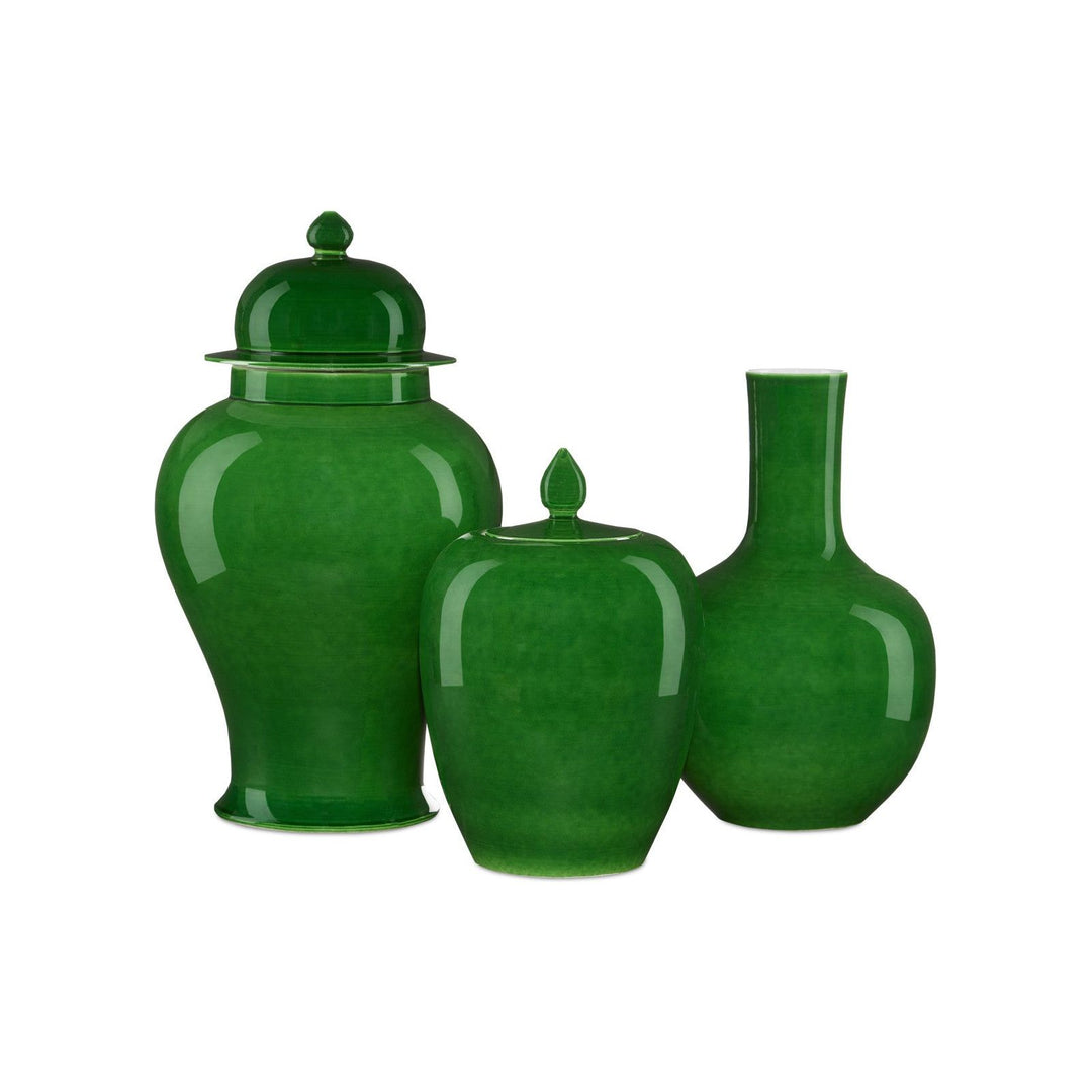 Imperial Green Long Neck Vase