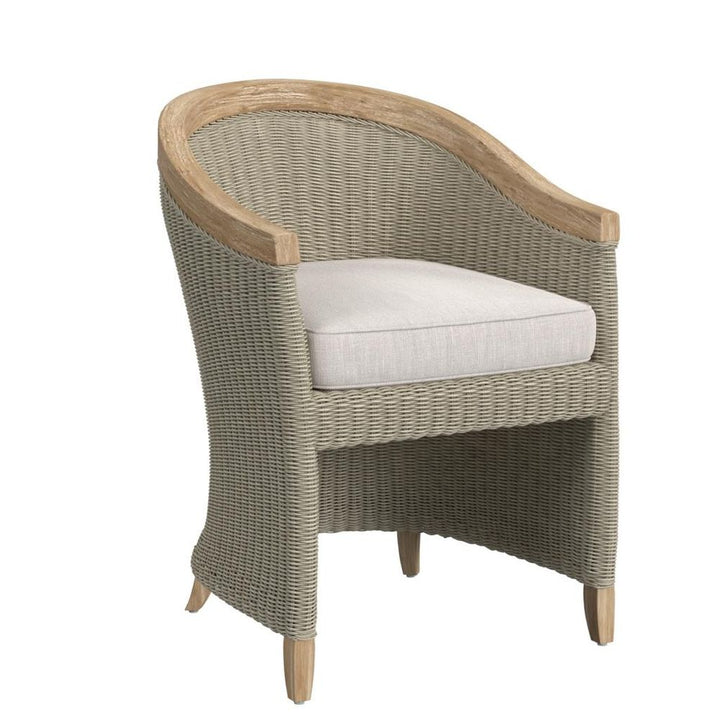 Outdoor Dining Chairs Cambria Dining Chair in Canvas Canvas w/ Self Welt