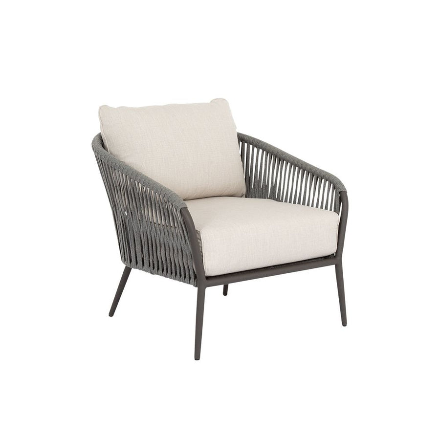 Outdoor Lounge Chairs Florence Club Chair in Echo Ash, No Welt