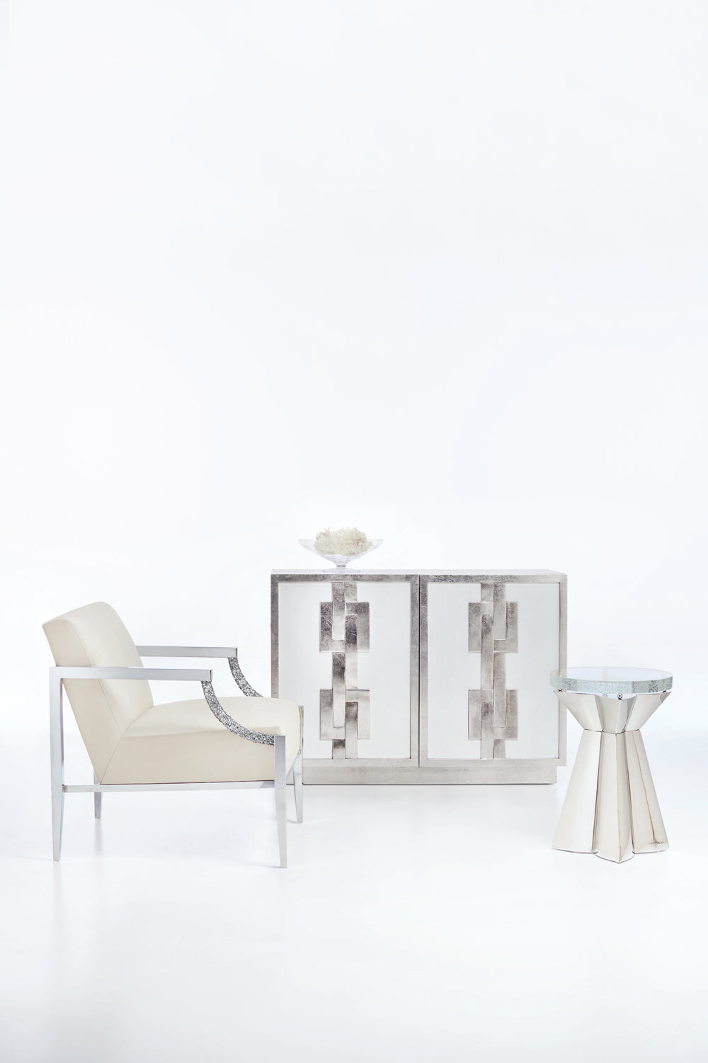 Anika Round Chairside Table