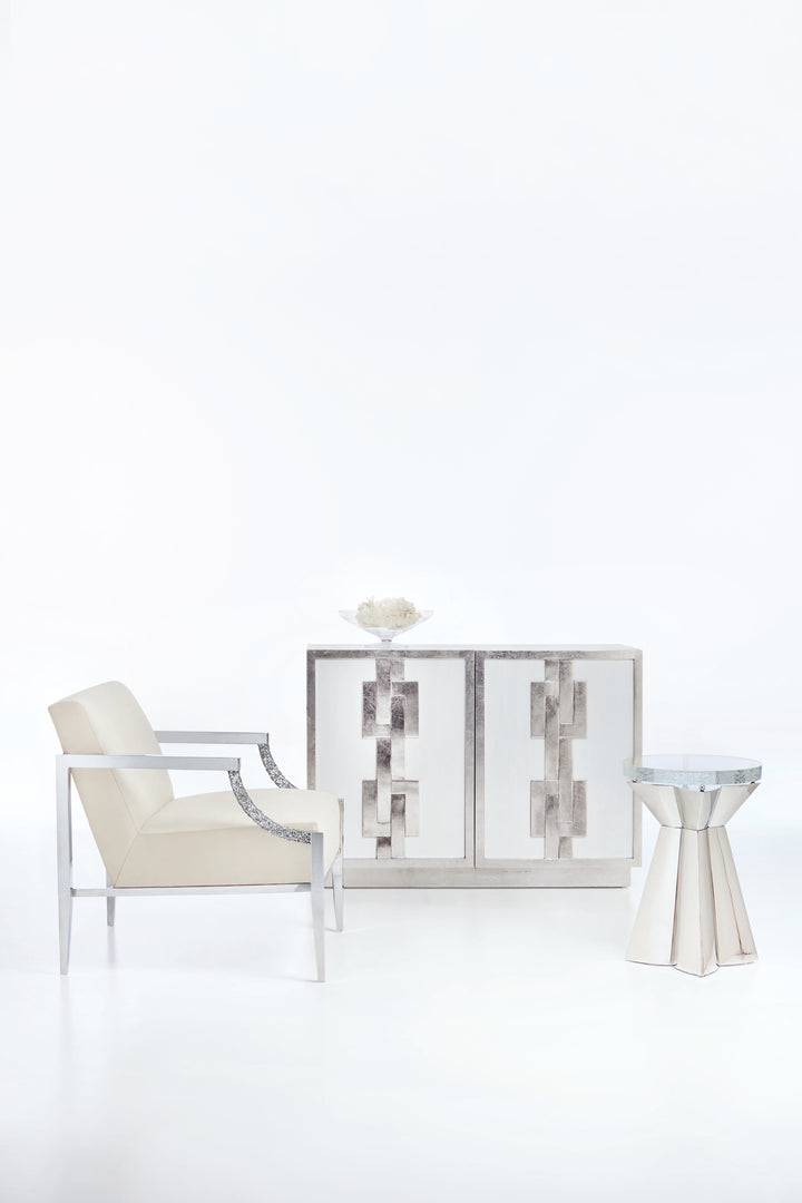 Anika Round Chairside Table