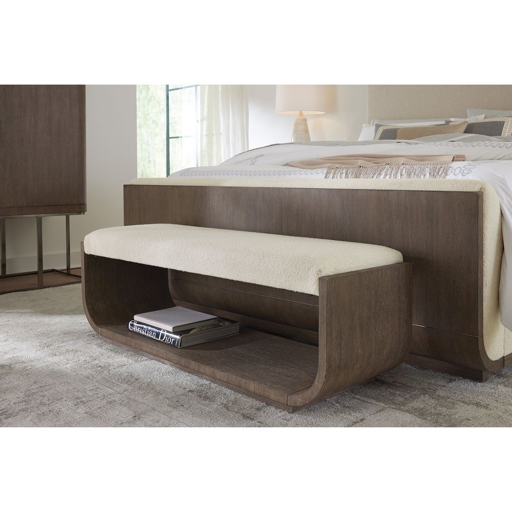 Benches Pulse Bed Bench - Dark Wood