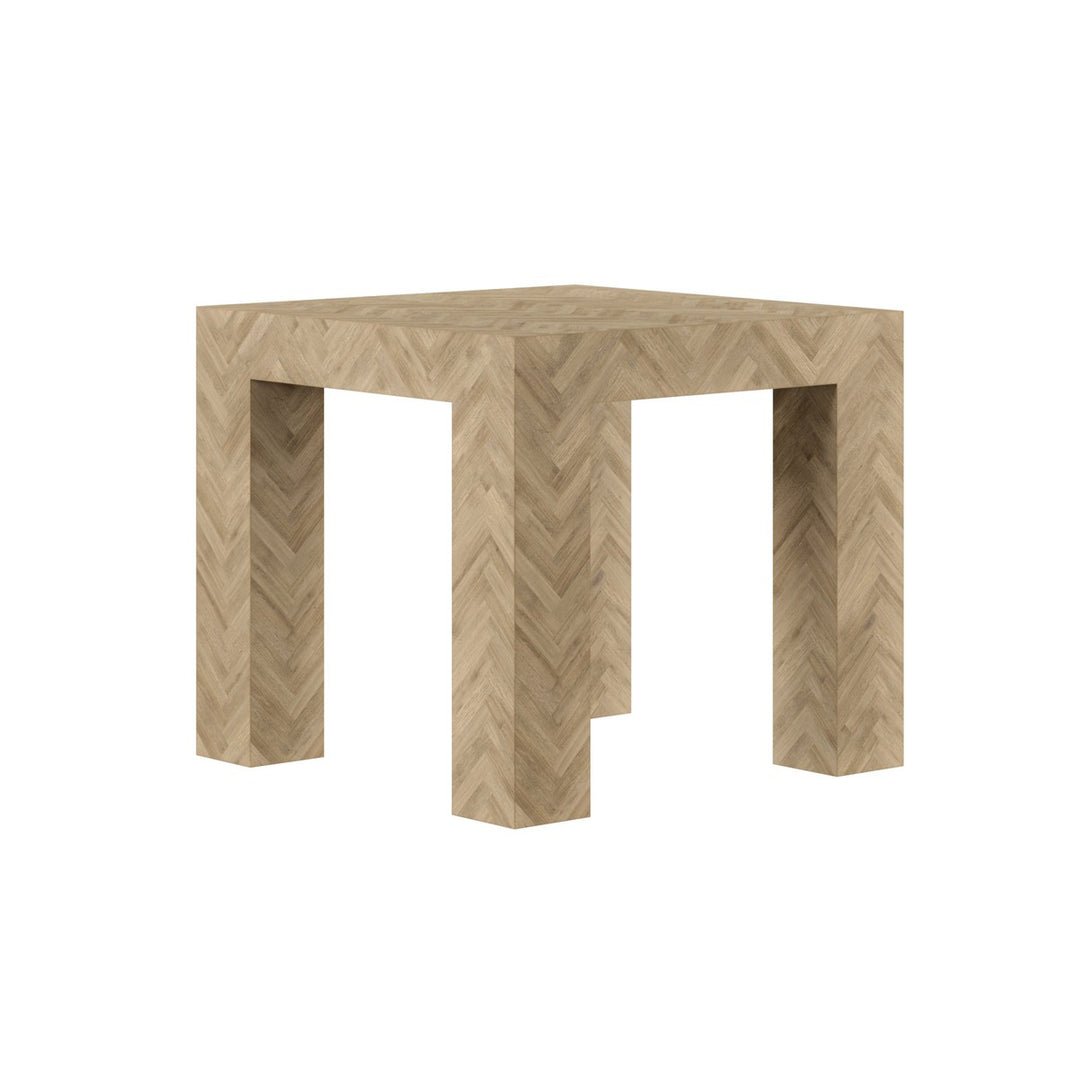 Garrison Square End Table - Brown