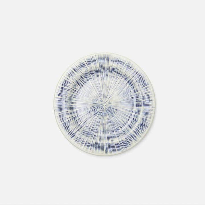 Nolan Navy Cream Salad/Dessert Plate Stoneware Pack/4