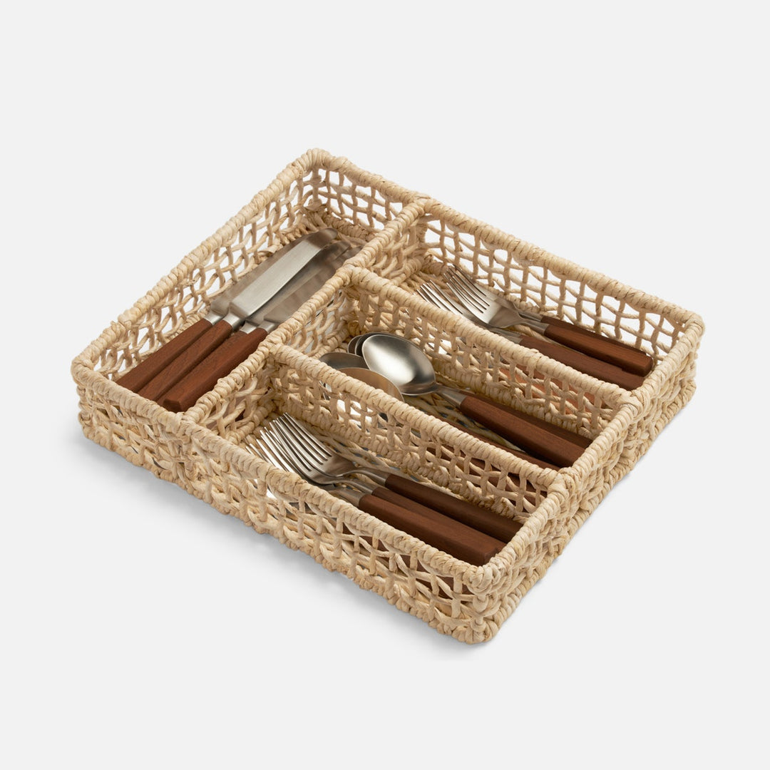 Ericson Bleached Flatware Tray Banana Bark