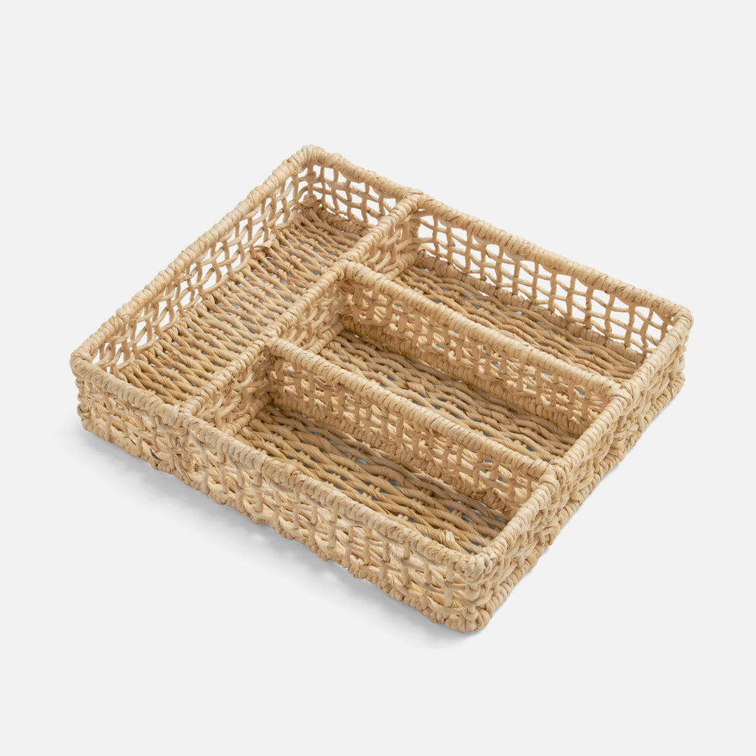 Ericson Bleached Flatware Tray Banana Bark