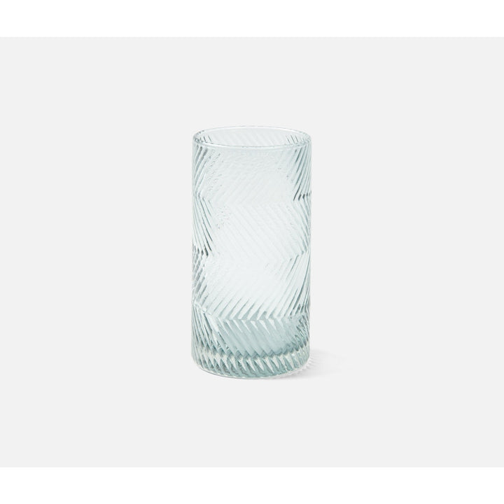 Finley Light Gray Highball Glass Hand Blown Pack/6