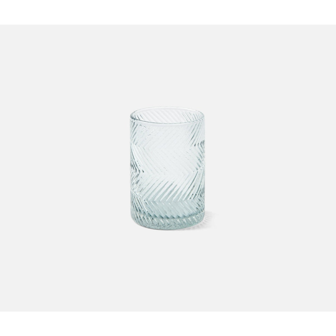 Finley Light Gray Tumbler Glass Hand Blown Pack/6