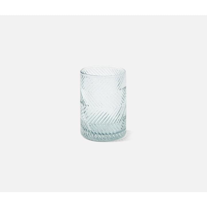 Finley Light Gray Tumbler Glass Hand Blown Pack/6