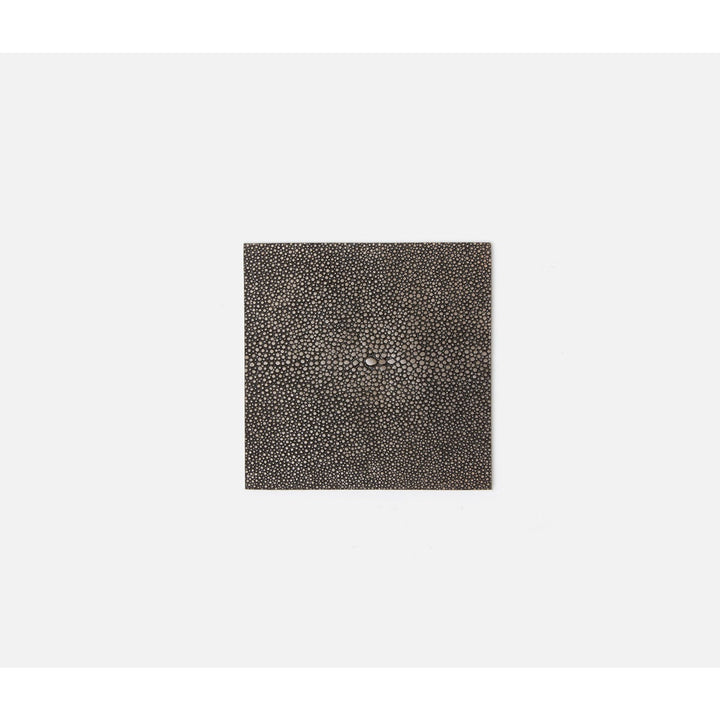 Henry Dark Mushroom Square Coasters Boxed Set Of 4