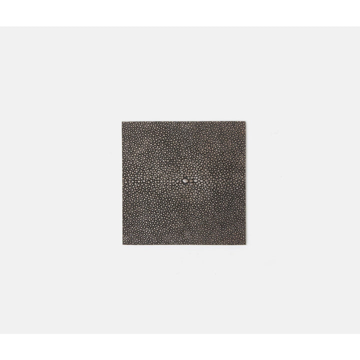 Henry Dark Mushroom Square Coasters Boxed Set Of 4